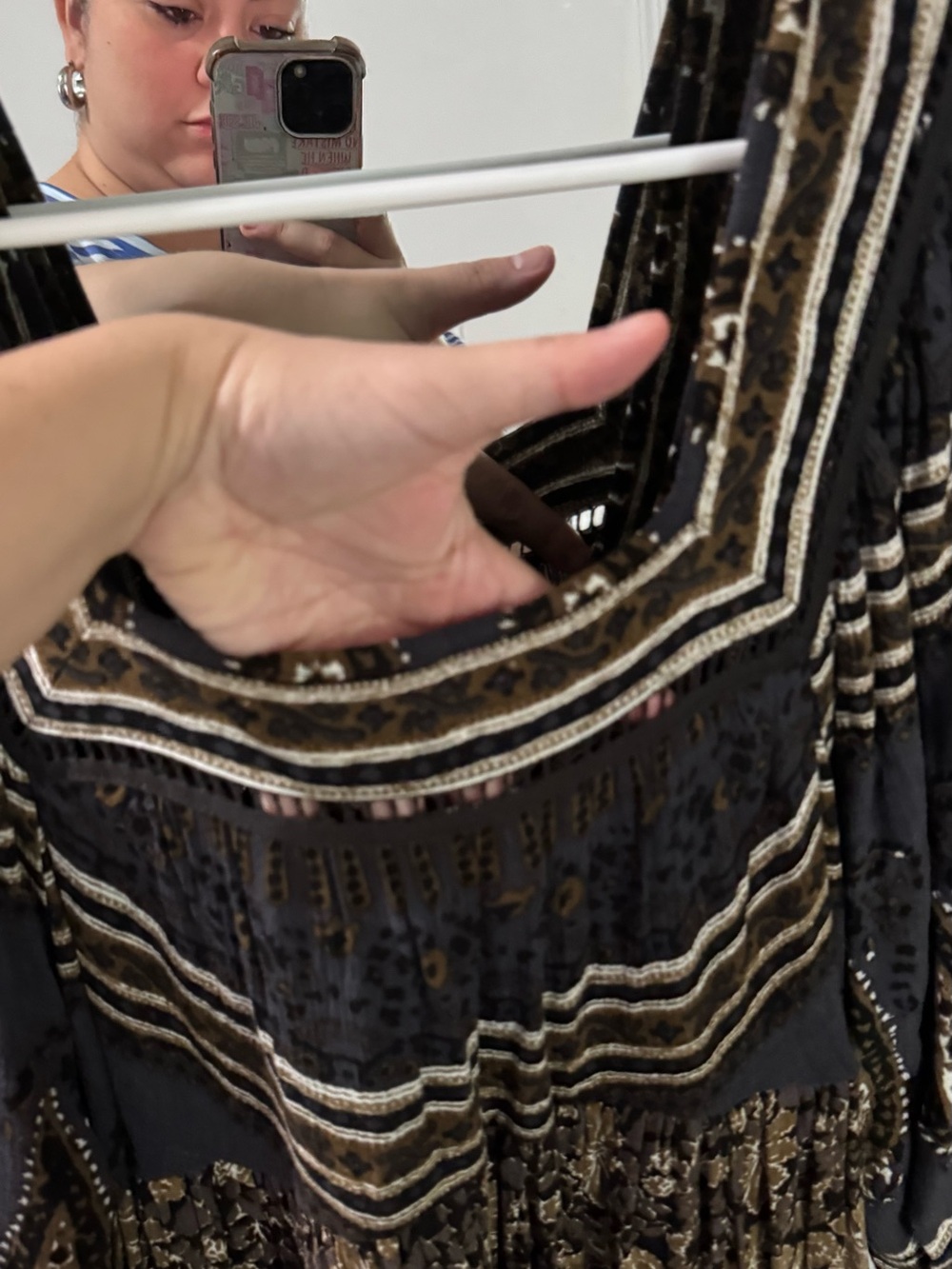 LIKE NEW FREE PEOPLE Midsummer Dream Boho Tunic/Dress - Picture 3 of 5